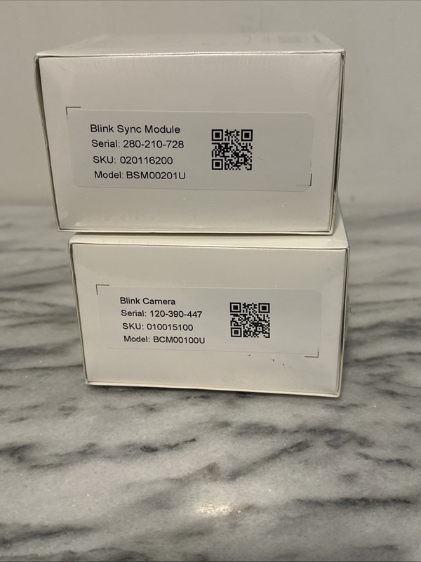 Blink Wireless Home Security Camera & Sync Module Hub - 1st Gen White Box Legacy gallery