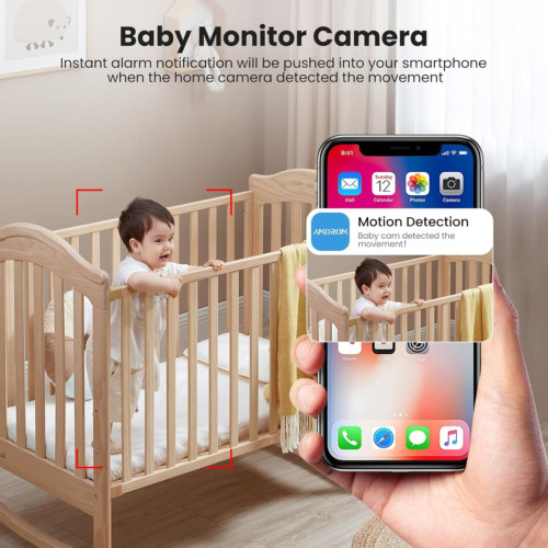 WiFi Indoor Camera for Home Security, 24/7 Recording for... gallery