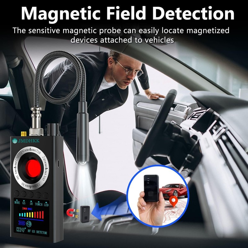 JMDHKK K19 Hidden Camera Detector, Bug Detector, Multi-Functional Privacy Pro... gallery