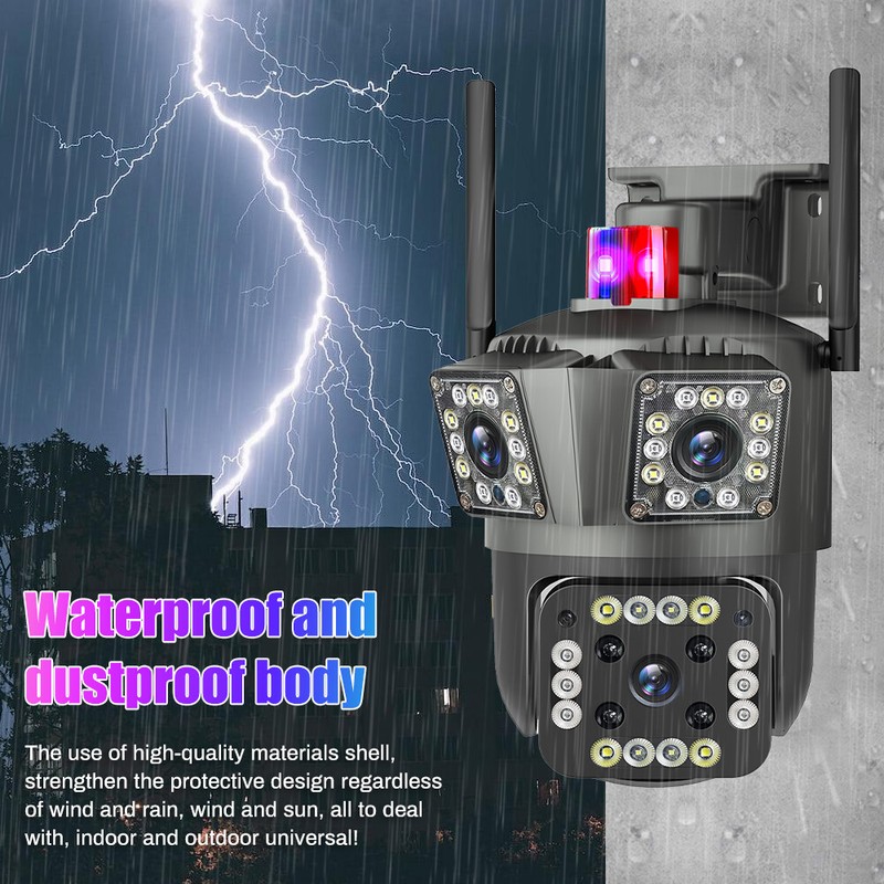 Camaras De Seguridad Para Exterior WIFI Inalambrica Con Vision Nocturna y Audio gallery