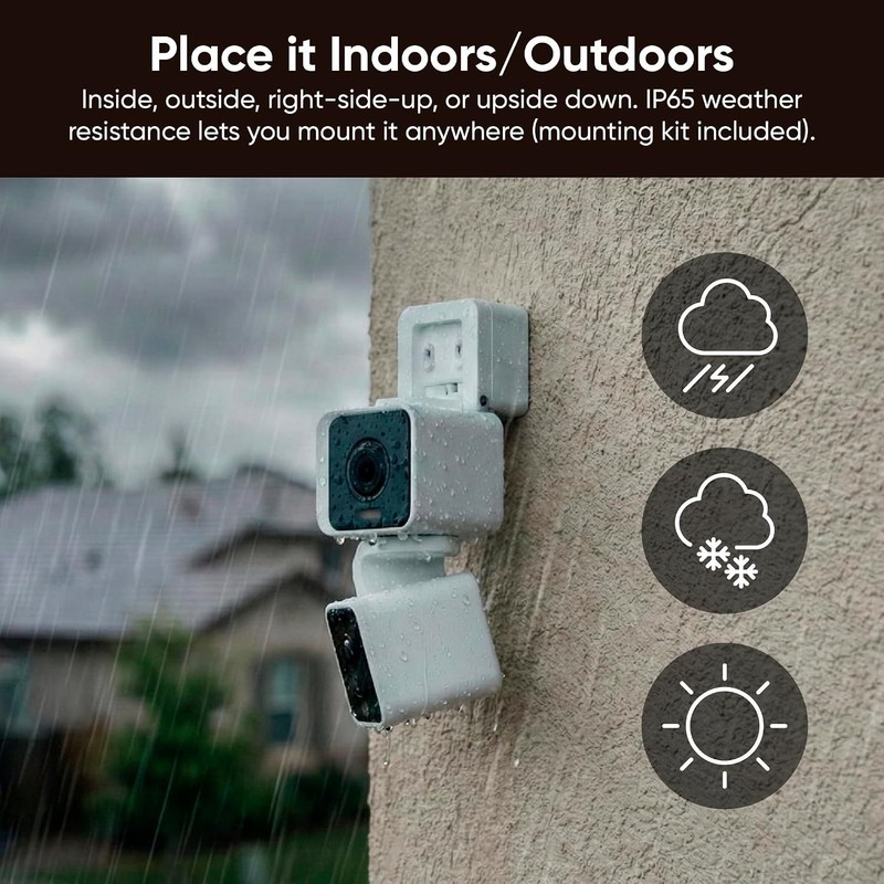 Duo Cam Pan Indoor/Outdoor 2K 360° Pan/Tilt Smart Home Security Camera with ... gallery