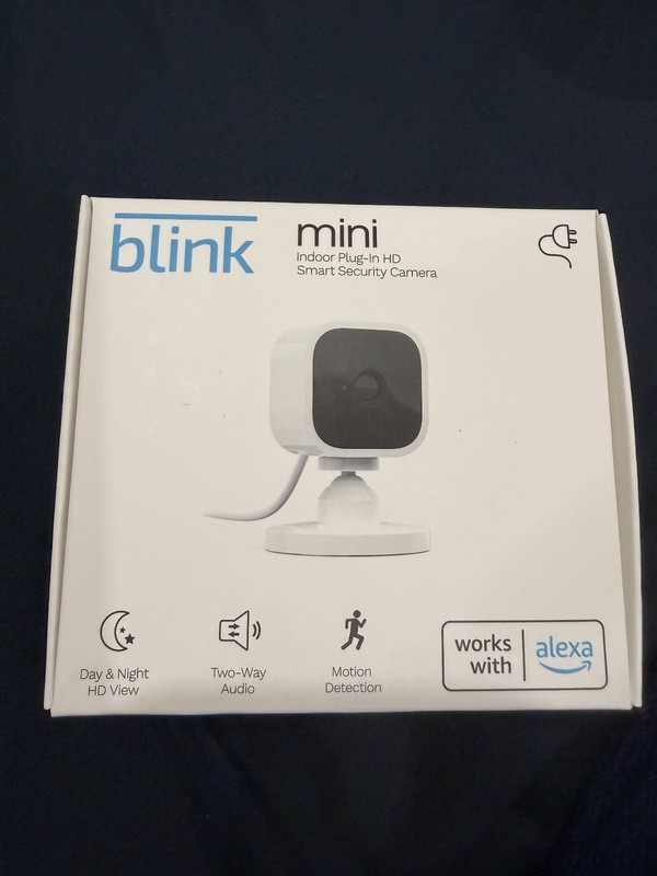 Blink Mini Indoor Plug-In Live HD Smart Security Camera (New in Box)