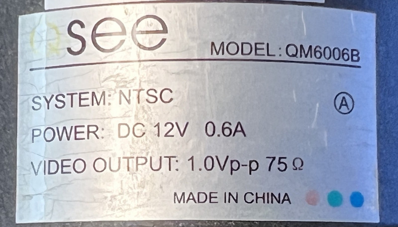 Q-See QM6006B Bronze Bullet Color Security Cameras, TESTED, 3 Cameras w/cables gallery