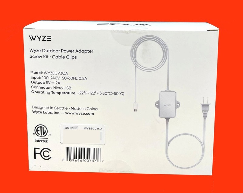 💕BRAND NEW💕 Wyze Outdoor Power Adapter NIB gallery