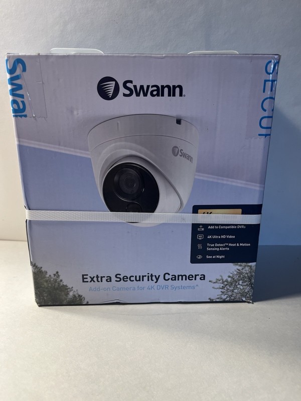 Swann 4K Dome Camera Indoor/Outdoor 1-Camera Hardwired Dome Sdhc Security System gallery
