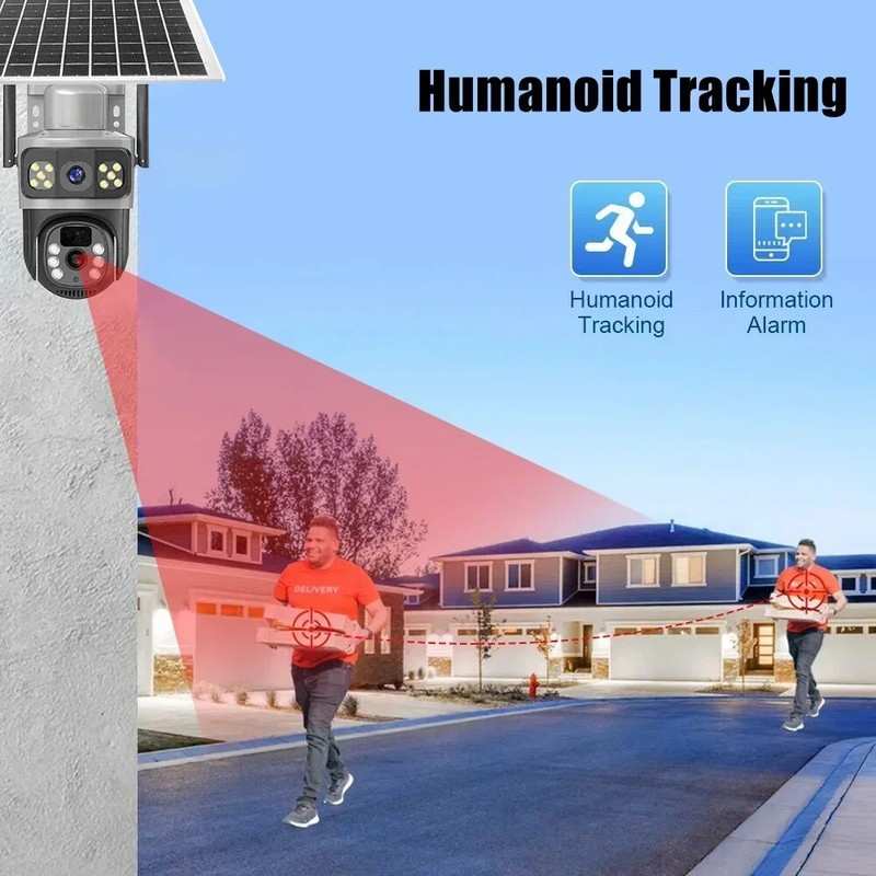 Solar Security Cameras Wireless Motion Detection Night Vision Surveillance LOT gallery