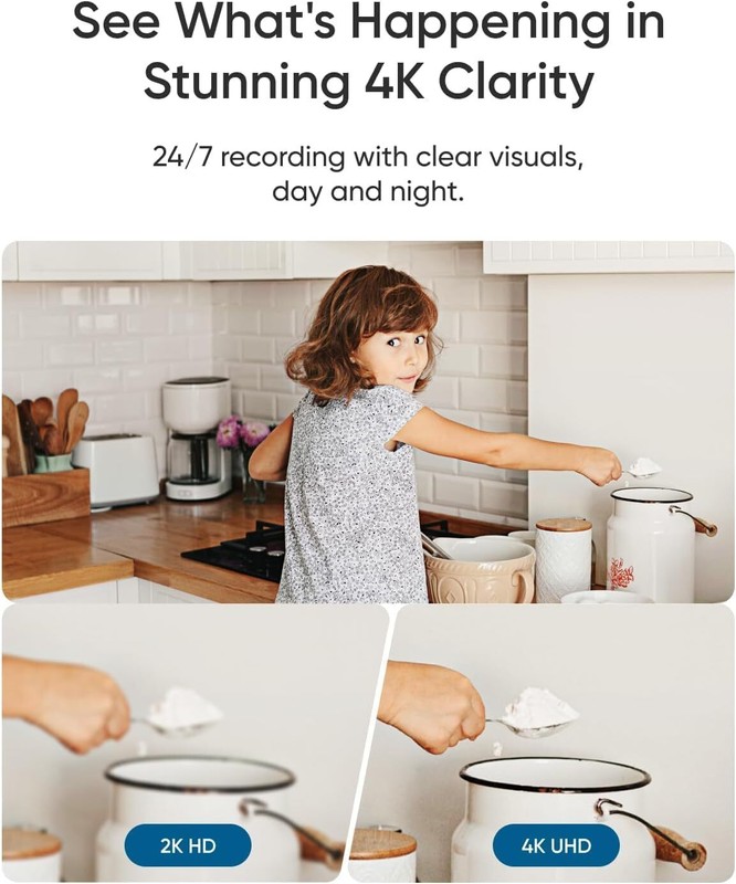 eufy Indoor Cam E30 4K UHD Security Camera Color Night Vision Pet/Baby Monitor gallery