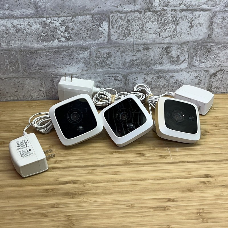 Lot Of 3 Sercomm Waterproof HD IP Cameras | Model: OC830