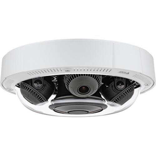USED AXIS P3717-PLE 8MP 4-Sensor Outdoor IP Dome Camera PoE+ IR w/ Mount Bracke