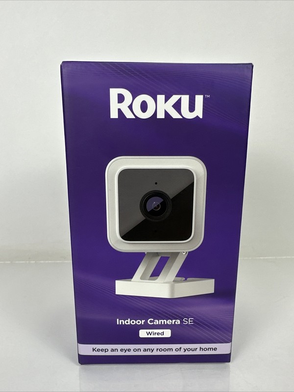 Roku Indoor Camera SE WiFi Connected, Smart Home Wired Security Surveillance gallery