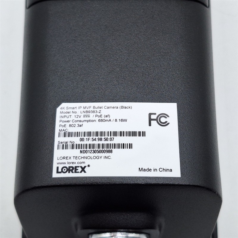 Lorex LNB9383 4K Nocturnal 4 Series IP Wired Bullet Camera with Motorized Lens gallery