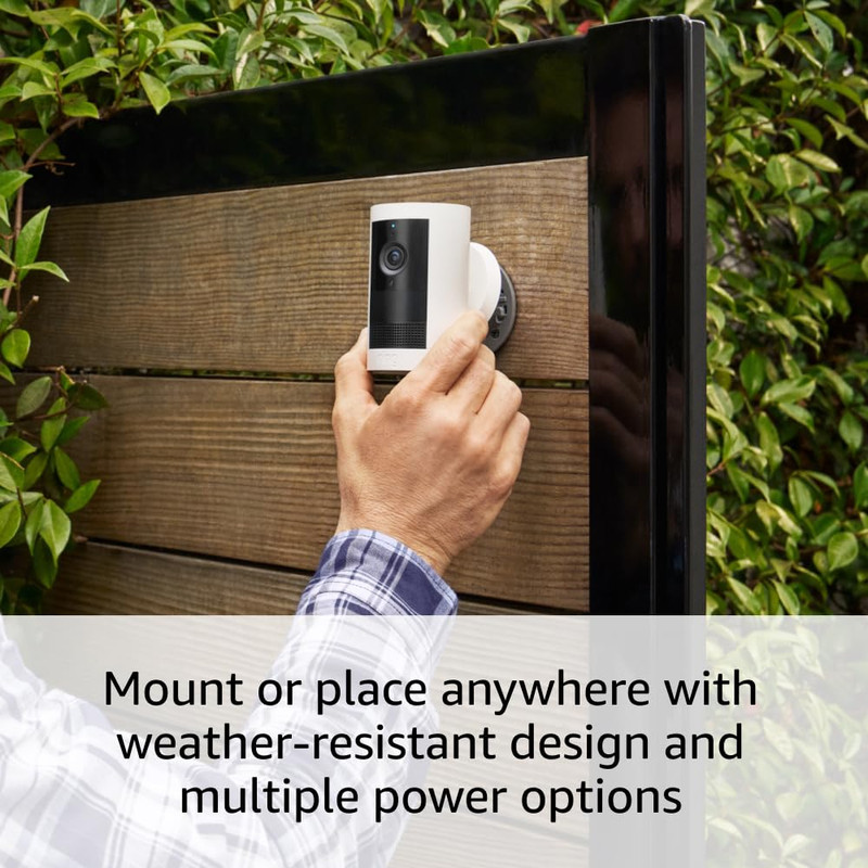 Outdoor Cam Plus Battery - 2K Full-Color Night Vision, Mount Anywhere, Black gallery