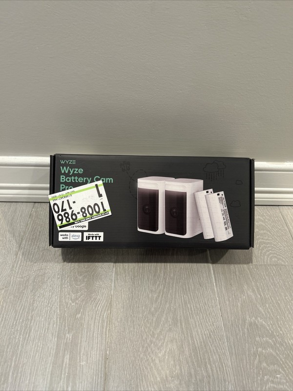 Wyze Battery Cam Pro 2-Pack – 2K HDR Wireless Cameras w/ Mounts