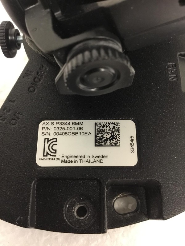 Axis P3344 6mm Dome Security Digital Camera 0325-001-06 WORKING FREE SHIPPING gallery