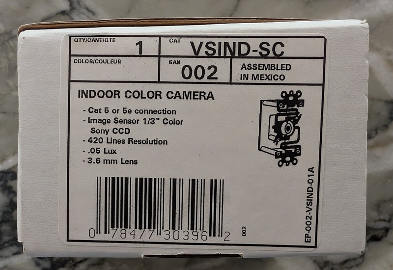 Leviton VSIND-SC Indoor Color Camera gallery