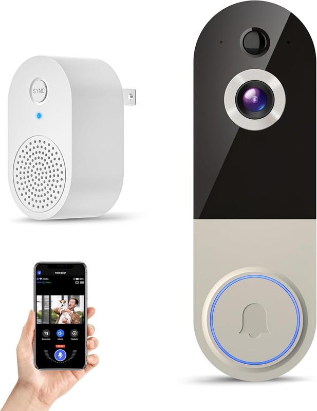 Outdoor Wireless Dome Security Camera - 1080P with Night Vision & App Control gallery