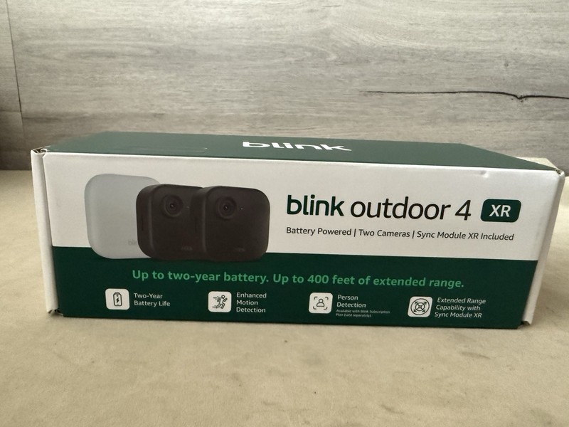Blink Outdoor 4 XR Two Wireless HD Camera Smart System w/ Sync Module – Sealed!