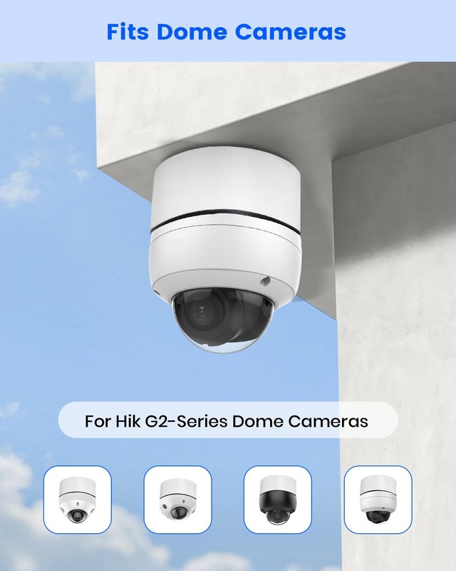 KU-DS-1280ZJ-DM46 Metal Security Camera Junction Box, Waterproof Mount Bracke... gallery