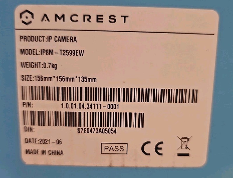 Amcrest UltraHD 4K (8MP) Outdoor Security IP Turret PoE Camera gallery