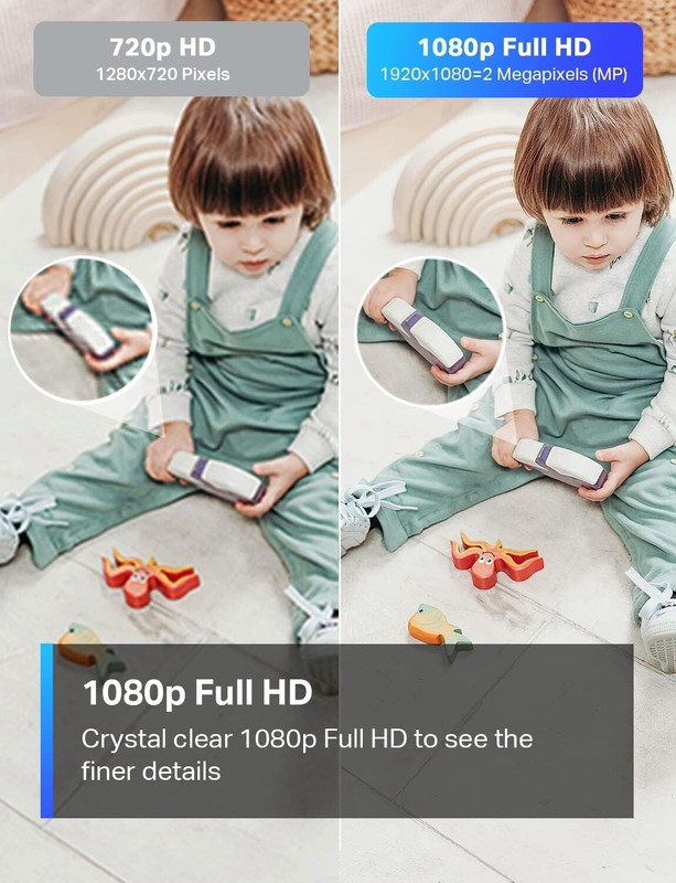 Tp-Link Tapo C100 Home Security Wi-Fi Camera, 1080P Full HD - (C225) gallery