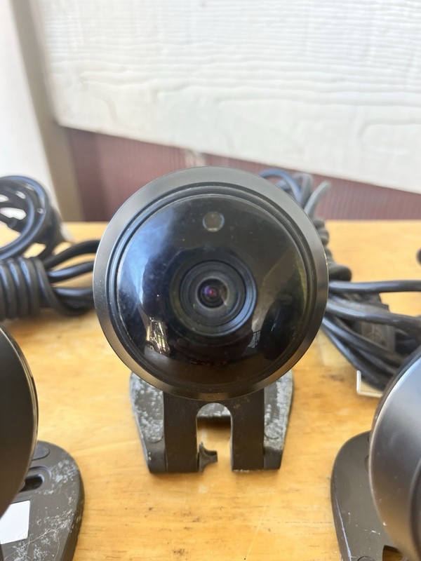 Lot Of 4 Samsung SmartCam HD Plus 1080p Wi-Fi IP Monitoring Cameras SNH-V6414BN gallery