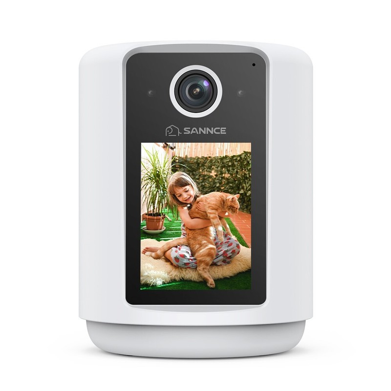 2.4G 2K Wireless Smart Battery Camera Monitor Home 2.4" Screen Intercom Video gallery