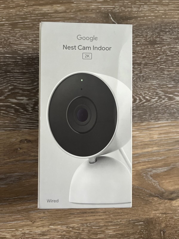New Google Nest Cam Indoor Wired 3rd Gen 2K HDR Night Vision Secure Cam