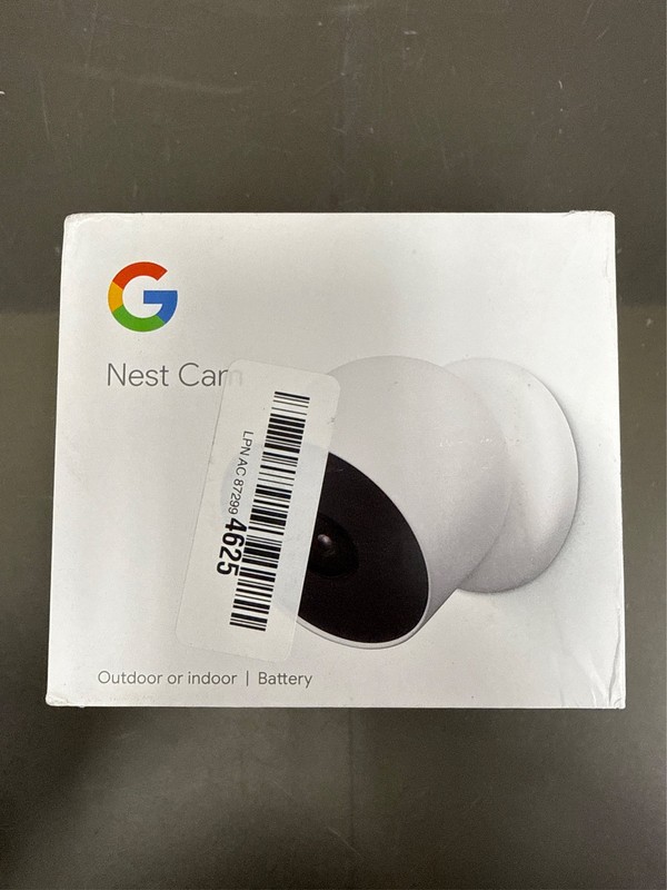 Google Nest Cam Outdoor/Indoor Security Camera with Wireless Battery – White