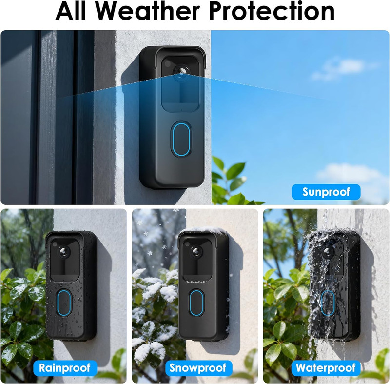 No Drill Blink Doorbell Camera Mount for All-New Blink Video Doorbell (2Nd Gen), gallery