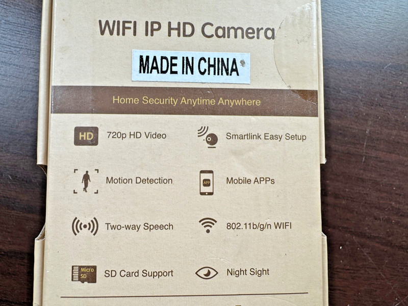 Smart link Wifi IP HD Camera HD Night-Motion Detection-Speech-Adjustable Tilt gallery