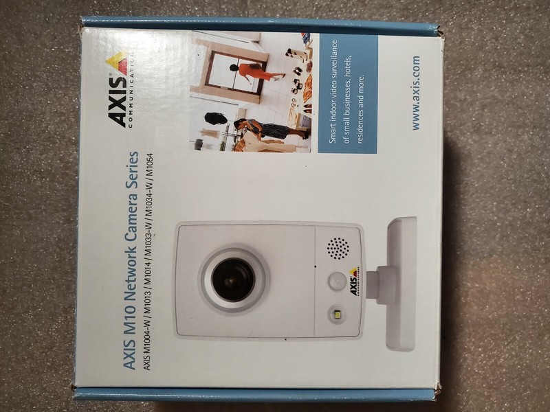 Axis Communications 0338-004 M1054 Fixed HDTV Network Camera POE PIR Mini