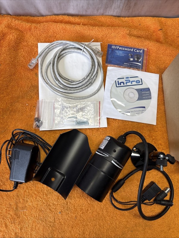 L•Speco InProB67 Black IP Networked Weatherproof Security Camera (NEW IN BOX) gallery