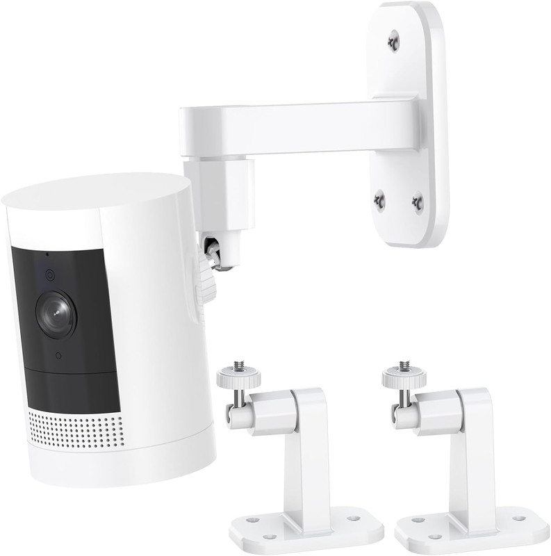 2Pack Ring Camera Wall Mount,Compatible with Ring Outdoor Cam Plus/Stick up Cam gallery