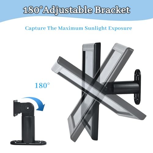 Ring Camera Solar Panel Charger, 5V 3.5W Solar Charger 4 1 Pack Black gallery