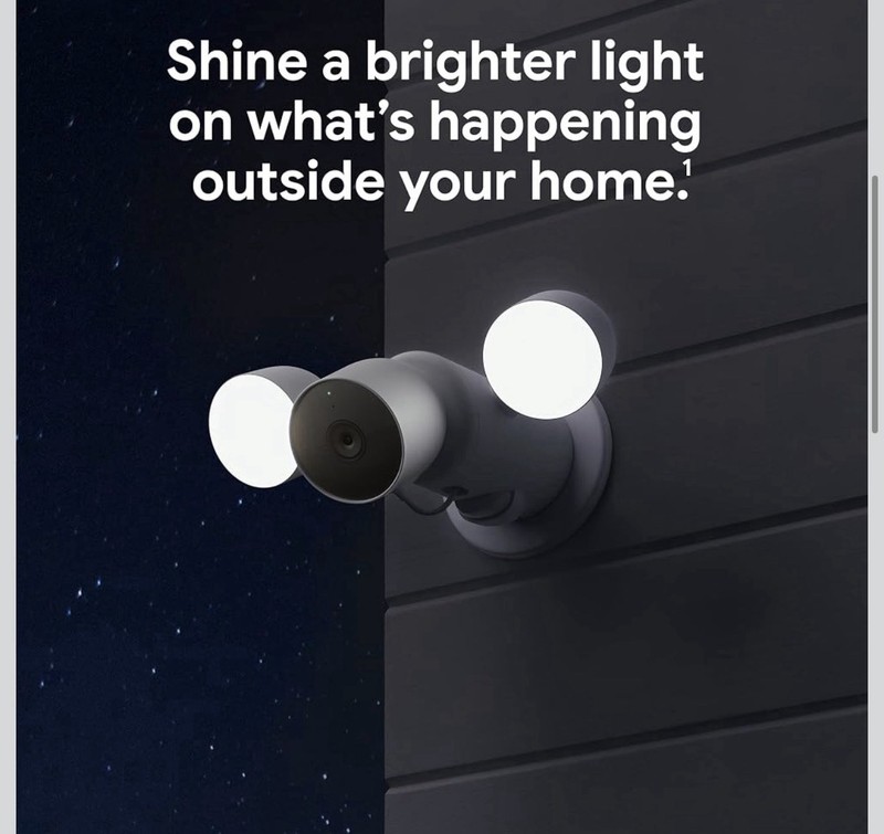 Google Nest Cam with Floodlight - Outdoor Camera - Floodlight Security Camera gallery