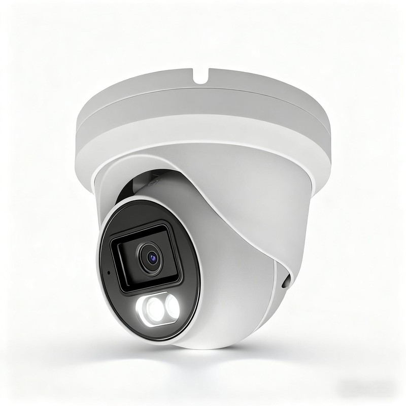5MP Color-Vu Full Color Night Version Turret PoE IP Outdoor, 2.8mm Wide Angle…