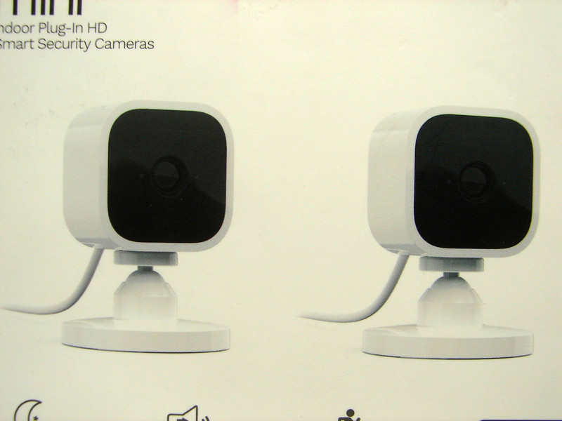 NEW Blink Mini 2 Pack Indoor Security Cameras Alexa + Smart Phone HD Audio Cloud gallery