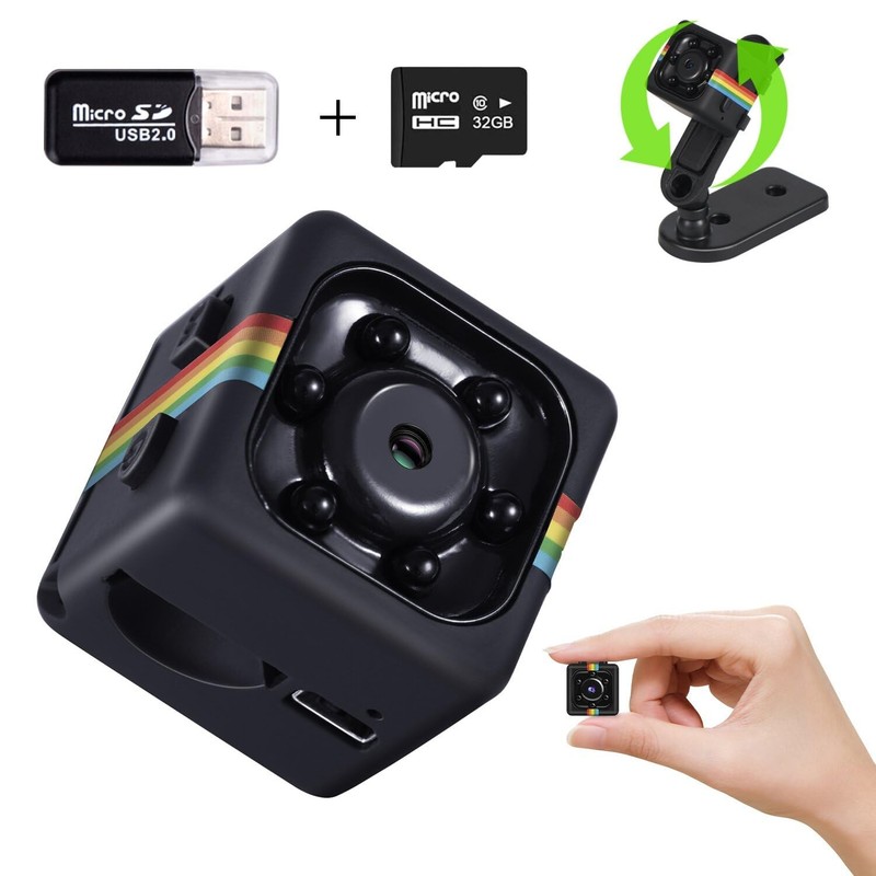 Mini Camera Wireless, 1080P No WiFi Security Camera, Small Cameras with 32GB …