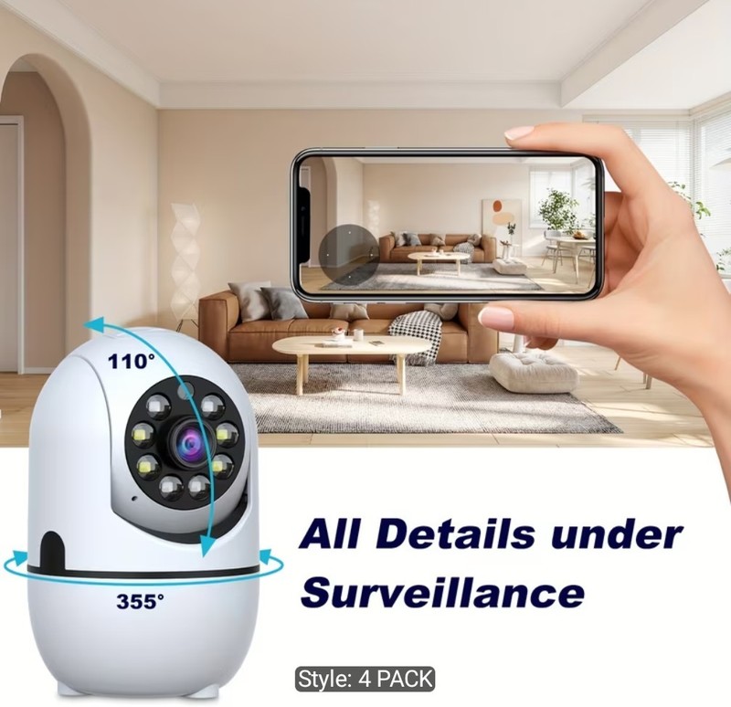 set 4 CLOUD STORAGE Wi-Fi camera Intelligent Camera High Resolution gallery