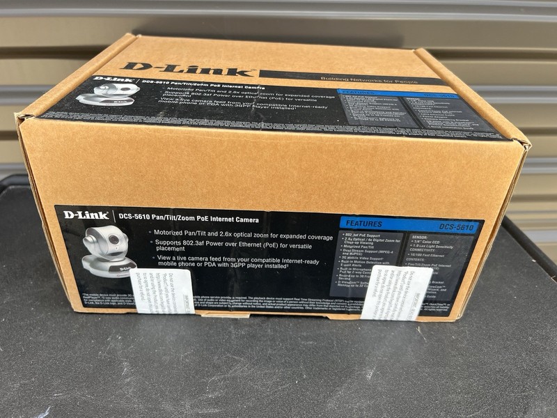 D-link DCS 5610 Pan/TILT/ZOOM POE INTERNET CAMERA 2.6 OPTICAL ZOOM gallery