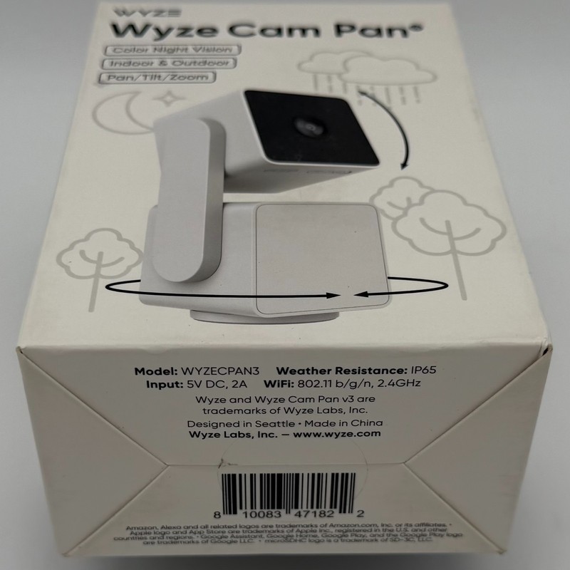 Wyze Cam Pan V3 1080p Indoor/Outdoor Wi-Fi Pan Tilt Zoom Smart Home Camera. gallery