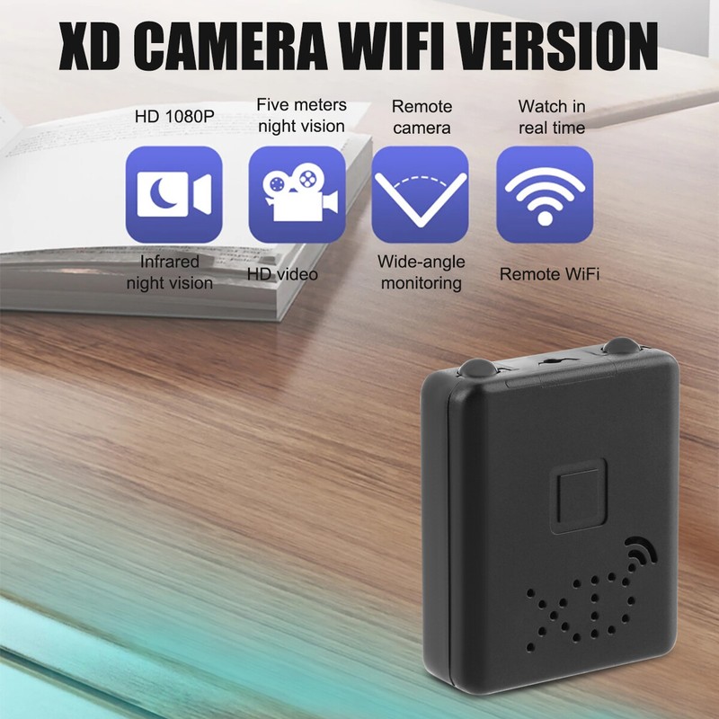 Smart Mini Wireless WiFi Camera Home Security 1080P HD Night Cam With Battery US gallery