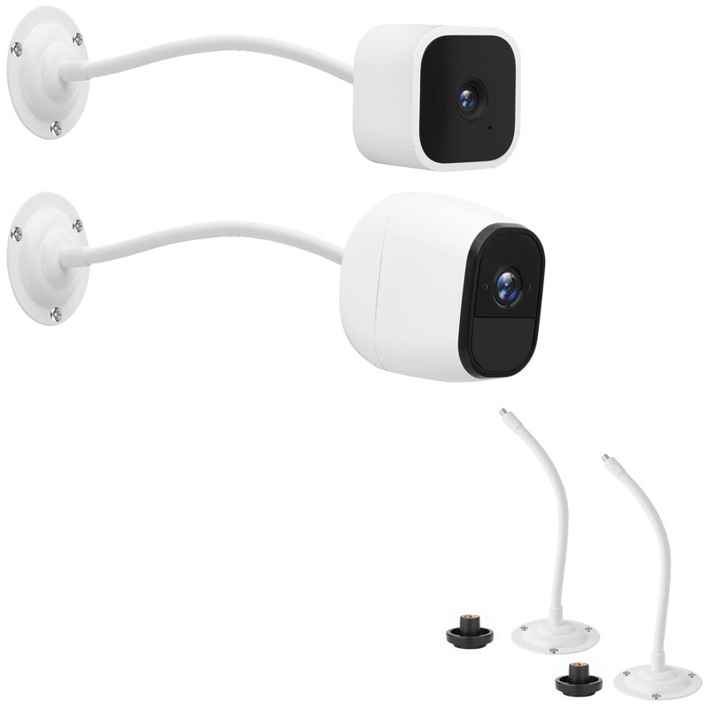 2 Pack Camera Flexible Wall Mount Holder Compatible With Arlo/blink/reolink/nest