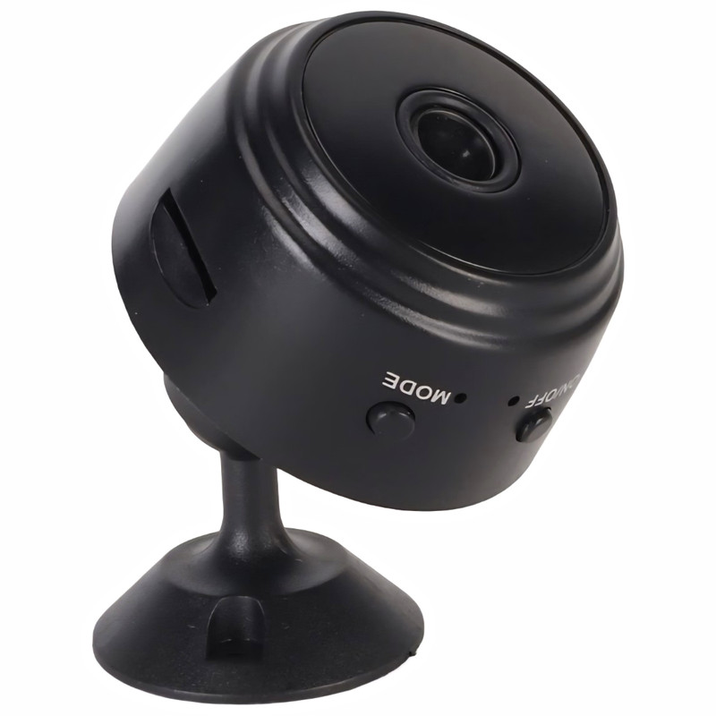2x HD Indoor WiFi Wireless IP Surveillance Cameras Black MicSpeaker USB Magnetic