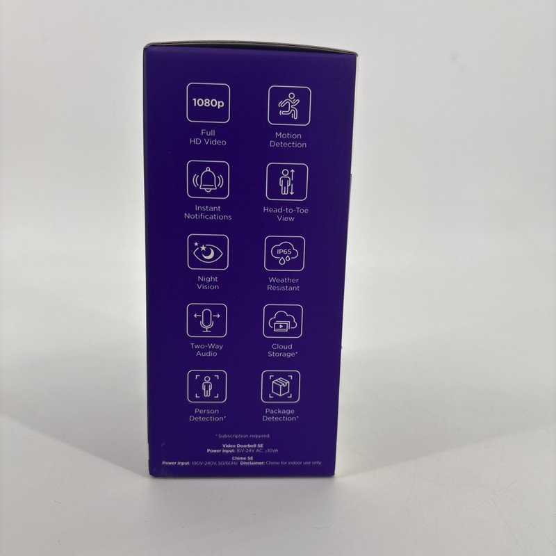 Roku Smart Home Wired Video Doorbell & Chime - 1080p HD Night Vision Ultrawide gallery