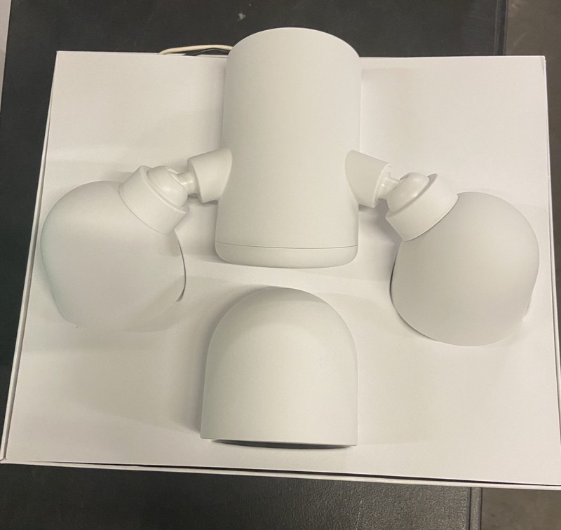 Google Nest Cam with Floodlight - Outdoor Camera White, 1 Count gallery
