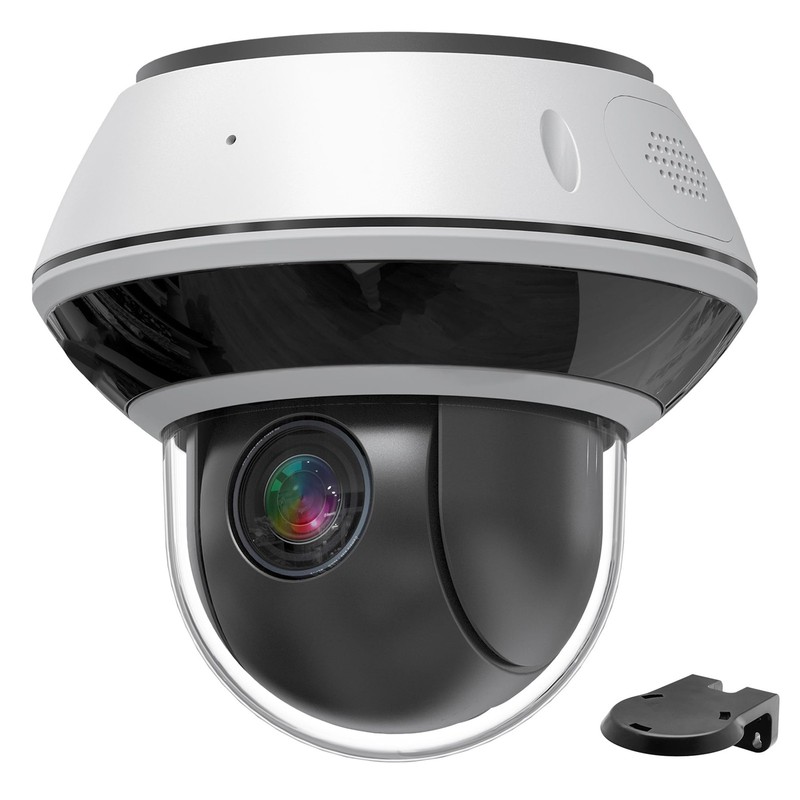 4K 8MP Mini PTZ Dome PoE IP Camera Outdoor Pan Tilt 5X Optical Zoom, 2.7-13.5…