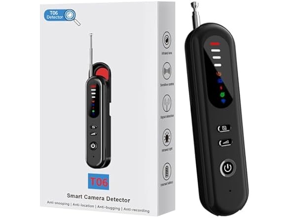 Portable Hidden Camera Detector Black