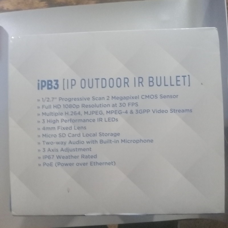 Clinton ipb3 Outdoor Ir Bullet Security Camera gallery