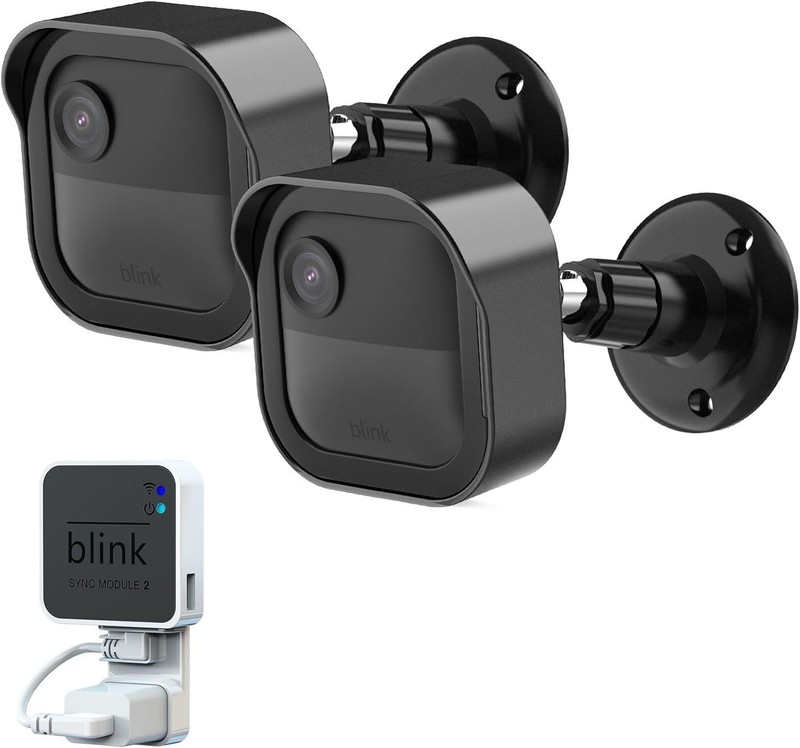 Blink Outdoor Camera Mount Weatherproof 360 Bracket 2 Pack